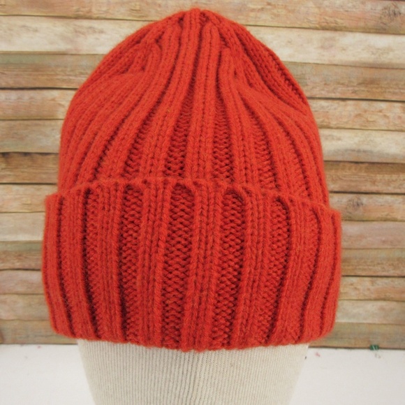 HEATTECH Burnt Orange Knit Hat Adult O/S - Picture 2 of 8